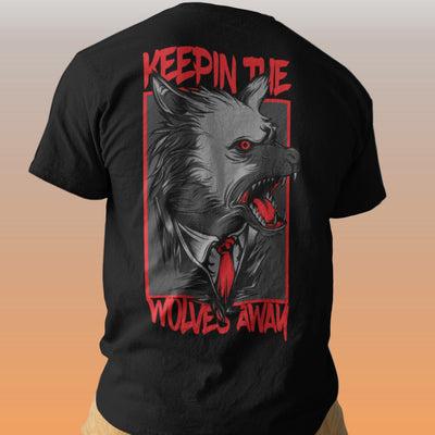 KEEPIN THE WOLVES AWAY F/B TEE